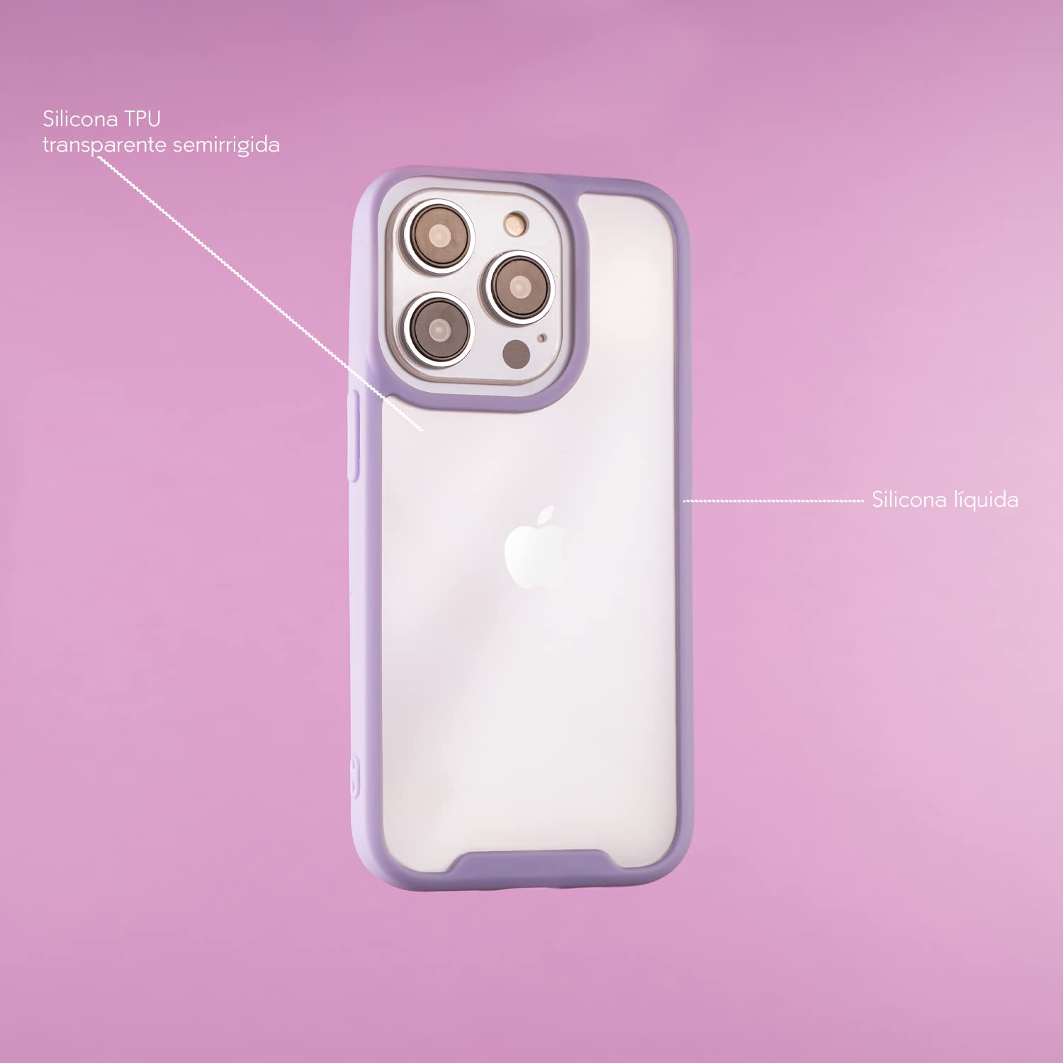 La Casa de las Carcasas Bumper custodia Galaxy A55 5G malva TPU