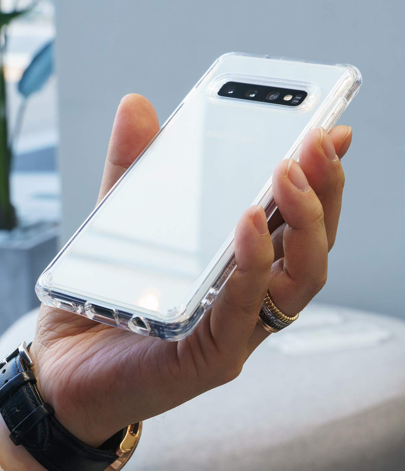 Ringke Fusion Custodia Galaxy S10 Plus 6.4 Trasparente Antiurto