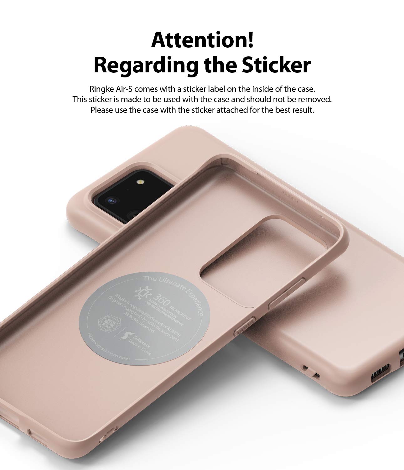 Ringke Air S Galaxy S20 Ultra custodia sottile rosa Pink Sand