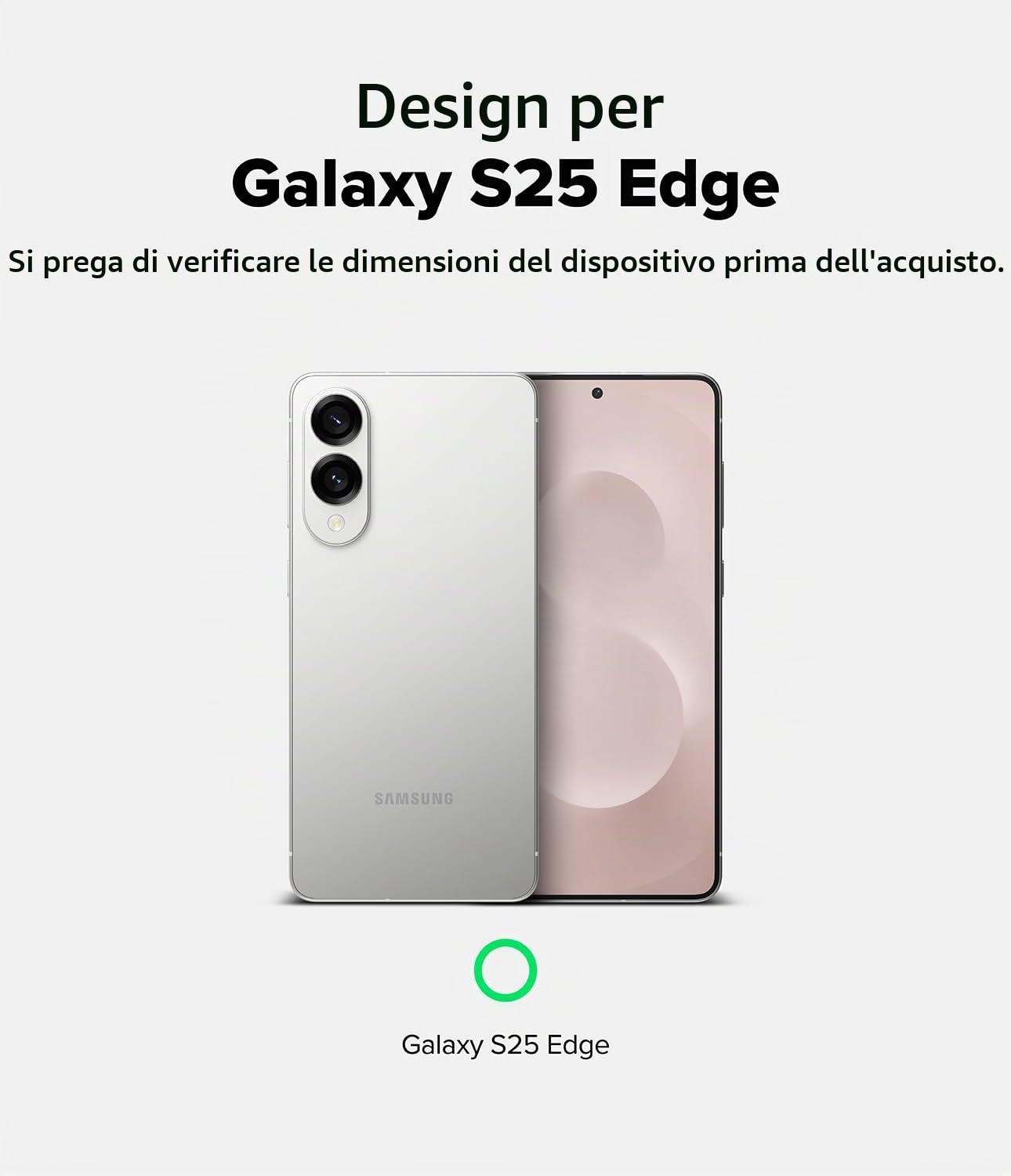 Ringke Fusion Cover Galaxy S25 Edge Trasparente Clear antiurto