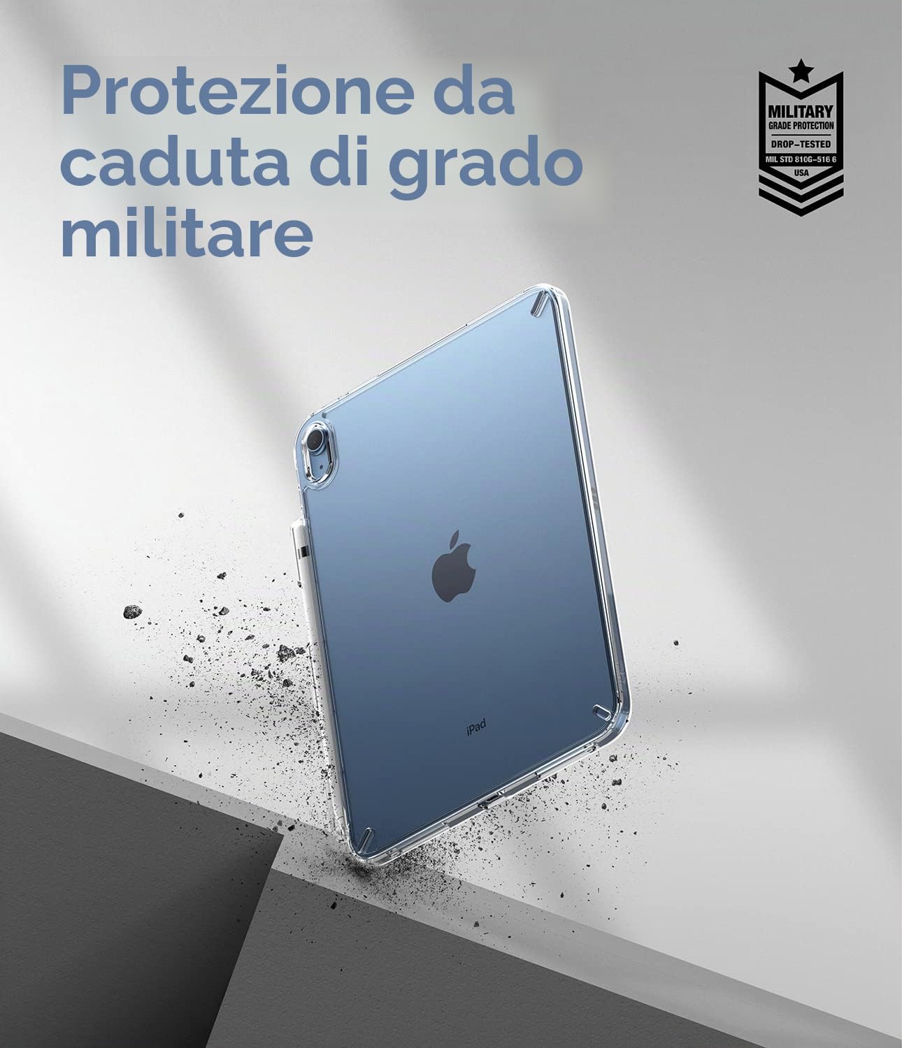 Ringke Fusion Cover iPad A16/10ª Gen Trasparente Clear