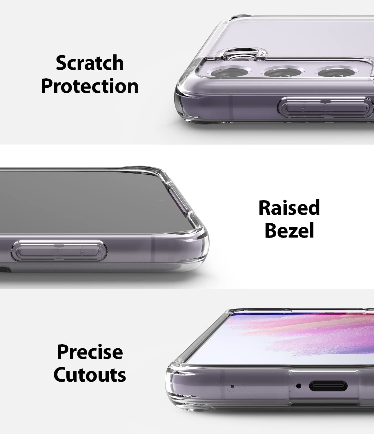 Ringke Fusion Cover Galaxy S21 FE 5G Clear trasparente sottile