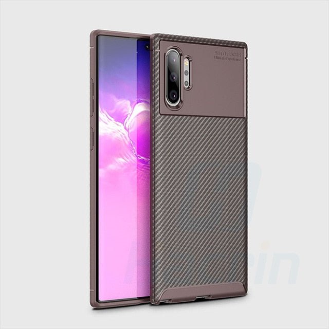 Redpepper Note 10 Pro Cover Morbida Effetto Carbonio Antigraffio
