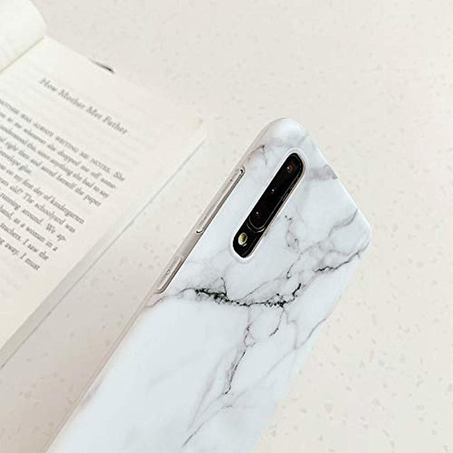 Redpepper Galaxy A70 cover marmo bianco slim TPU