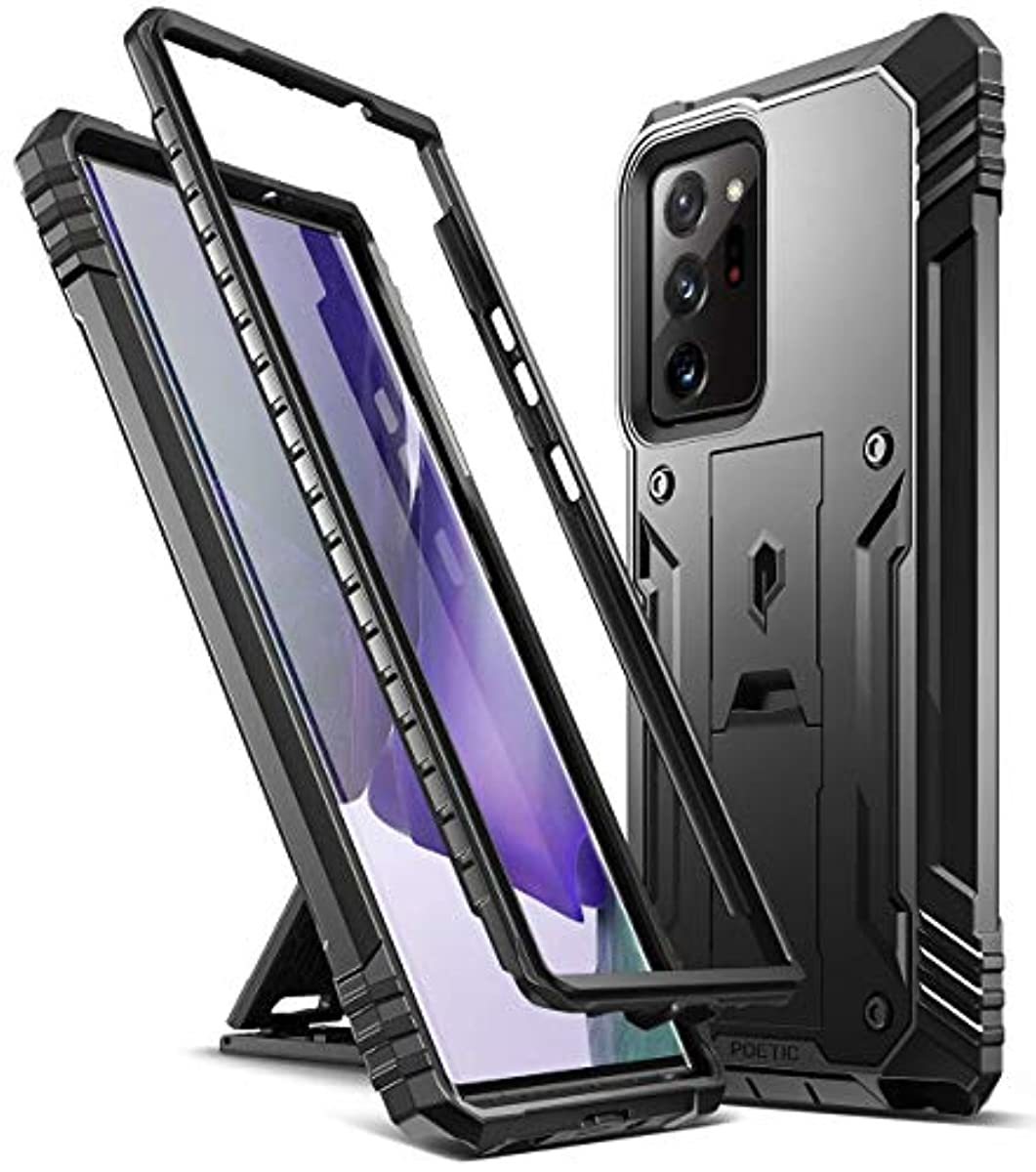 Redpepper Galaxy Note 20 Ultra Cover Antishock Nera con Stand