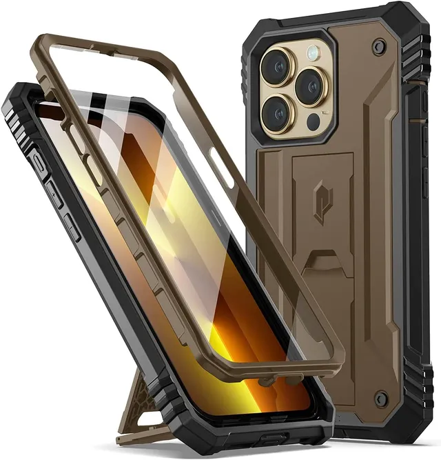 Redpepper Apple Cases iPhone 13 Pro Custodia Rugged con Stand Antishock
