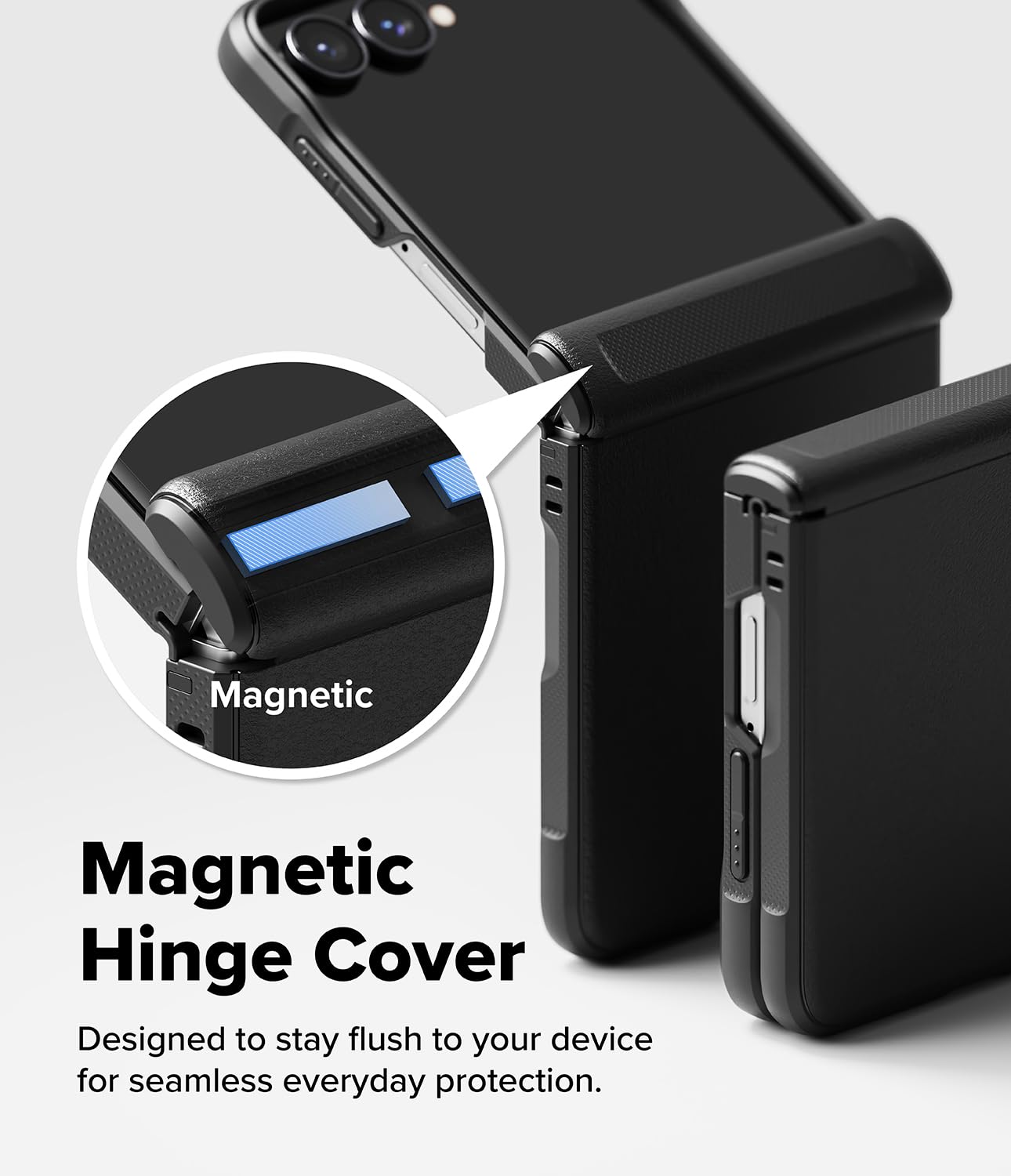 Ringke Onyx Flap cover Samsung Galaxy Z Flip 8 Black antiurto