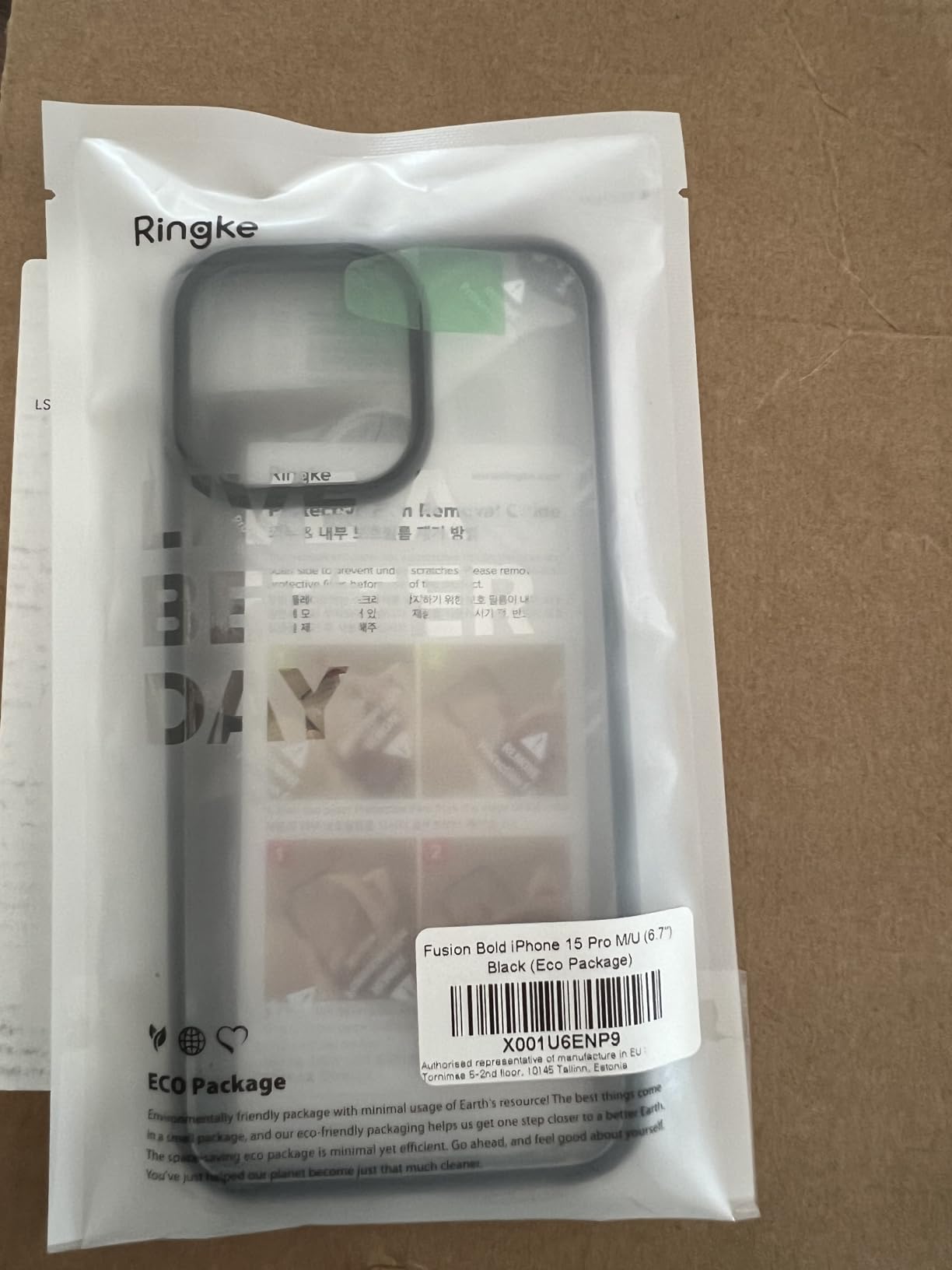 Ringke Fusion Bold Cover Nera per iPhone 15 Pro Max
