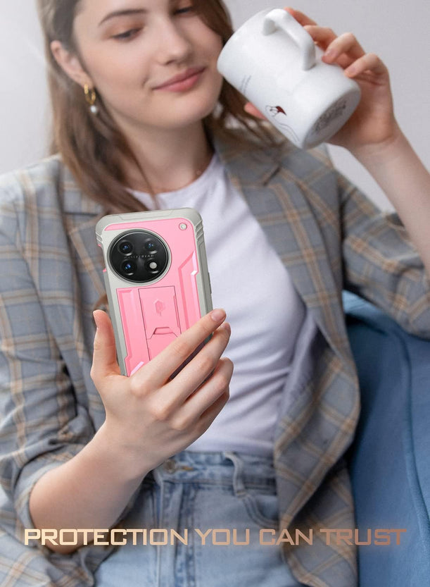 Redpepper OnePlus 11 5G Custodia Rosa Chiaro Antishock