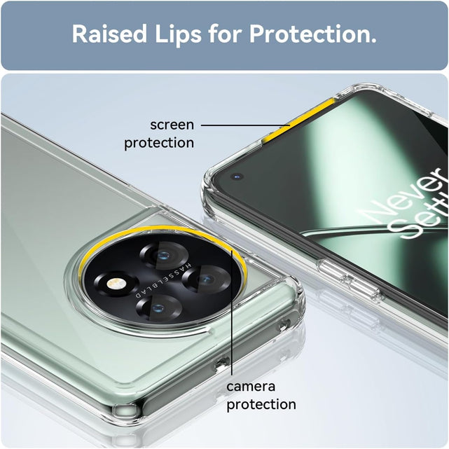Redpepper OnePlus 11 5G cover trasparente con vetro HD