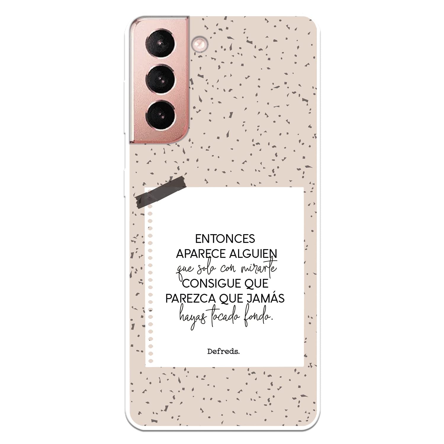 La Casa de las Carcasas Collaborazioni cover Galaxy S21 Defreds frase