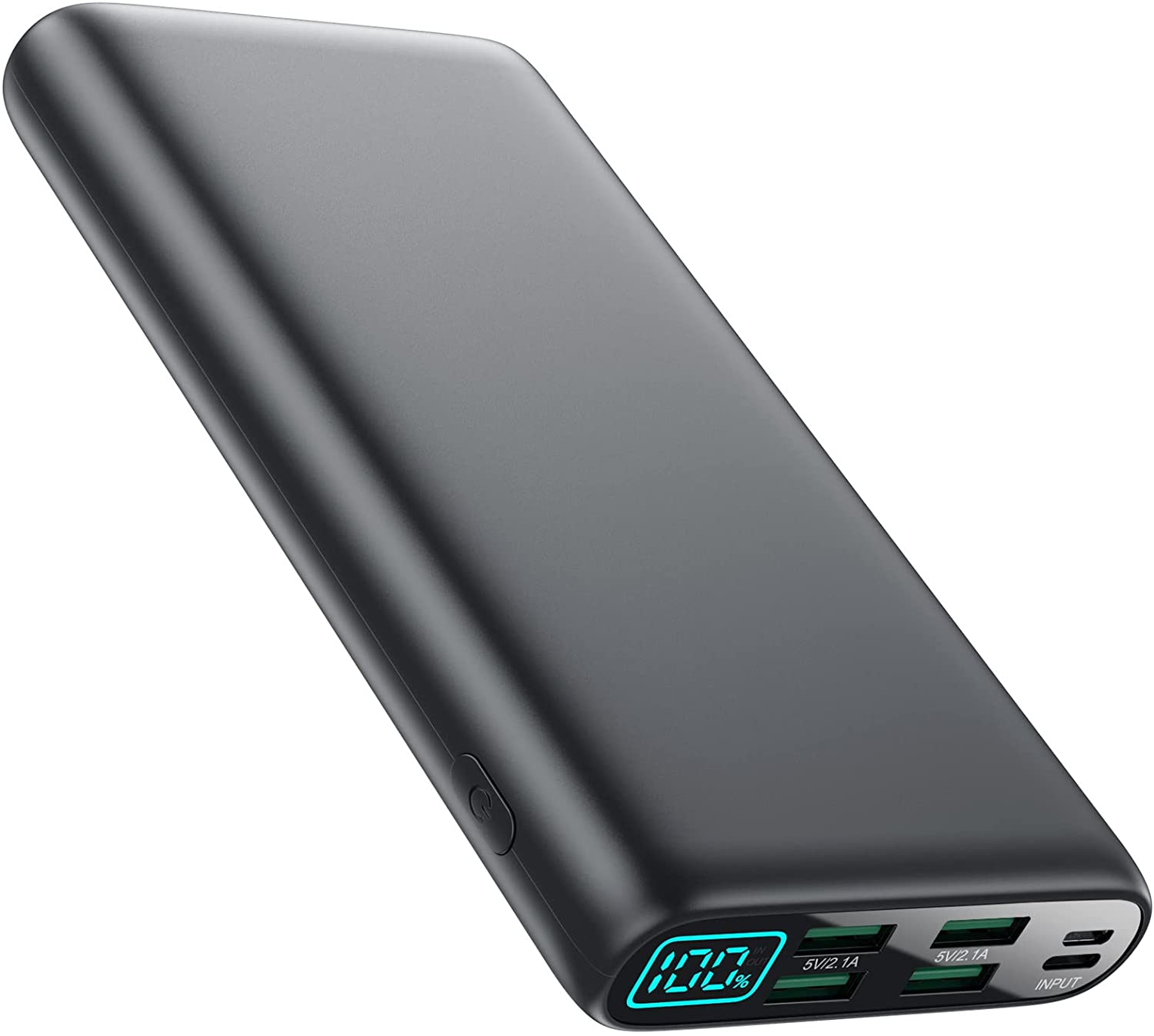 Redpepper Power Bank 38800mAh Display LCD 4 USB Nero