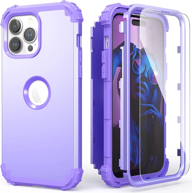 Redpepper iPhone 14 Pro Max cover con vetro temperato antishock