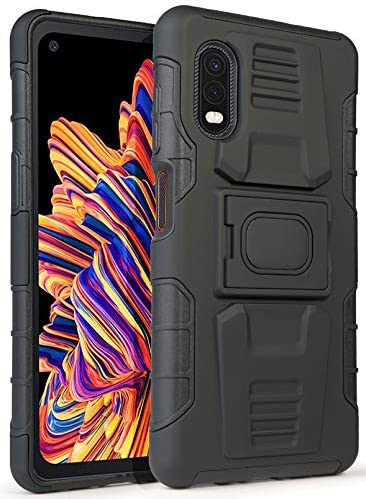 Redpepper Galaxy XCover Pro Custodia Rugged Nera Stand