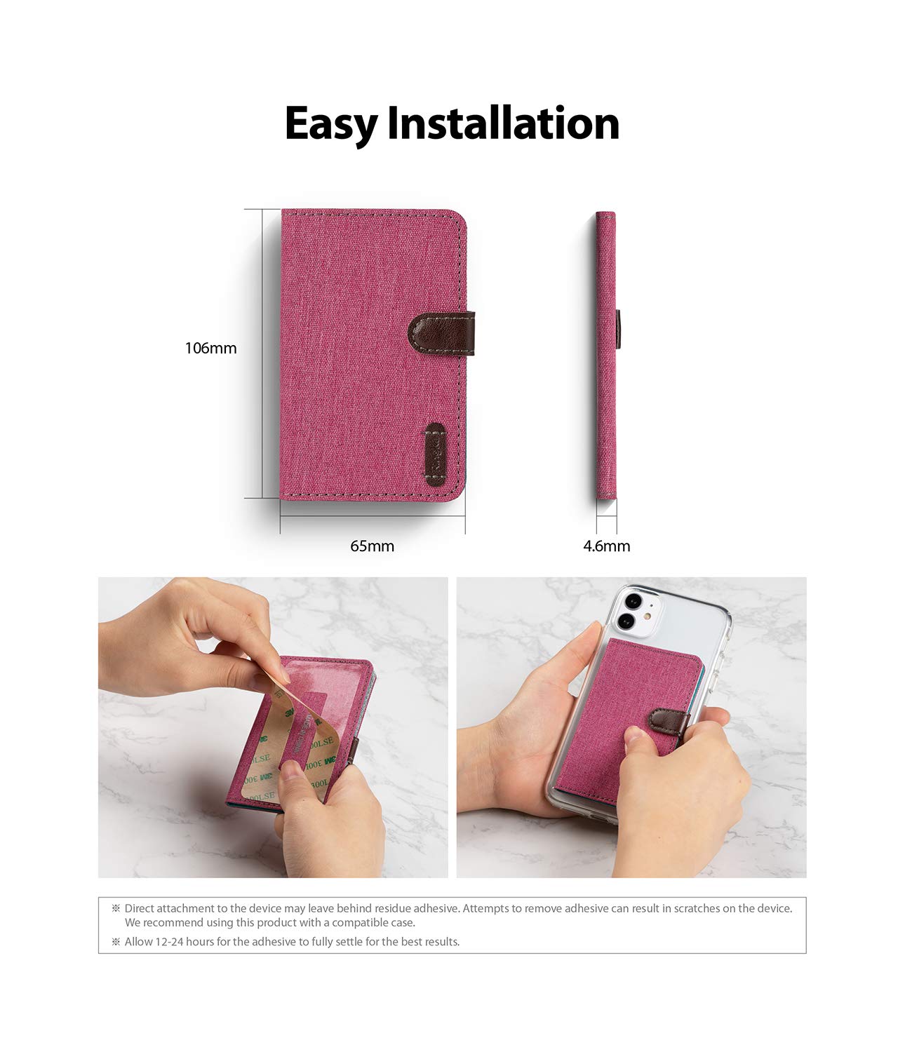 Ringke Card Holder porta carte telefono adesivo supporto carte