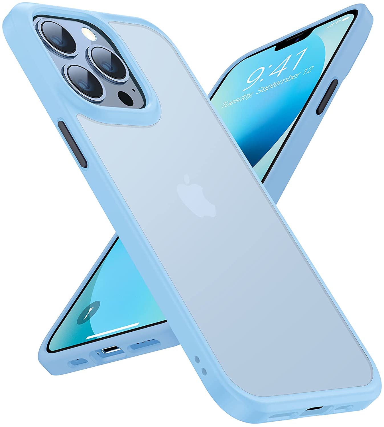 Redpepper Apple Cases iPhone 13 Pro cover opaca traslucida