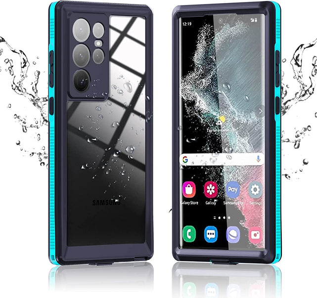 Redpepper Galaxy S22 Ultra custodia impermeabile blu