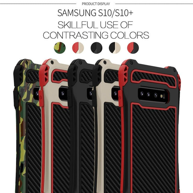Redpepper Galaxy S10 cover alluminio metallo antiurto