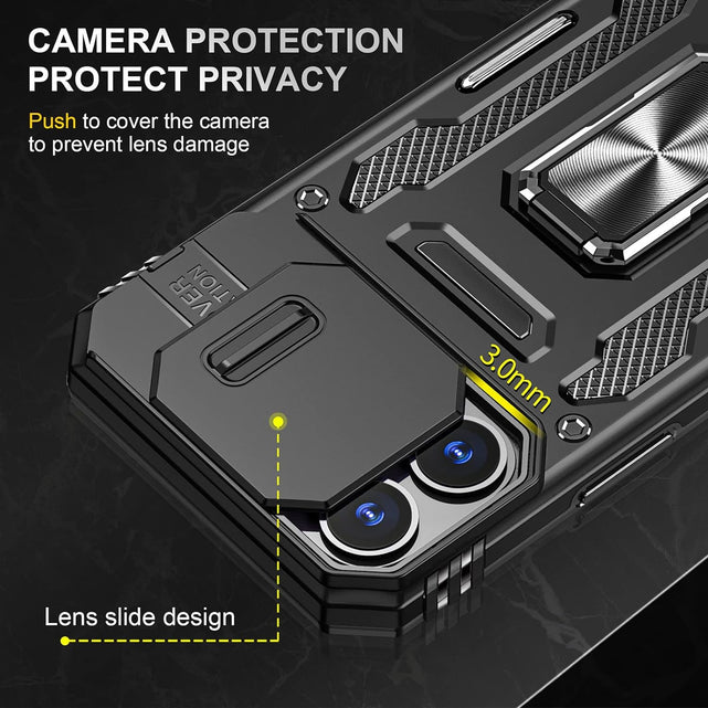 Redpepper 15 Pro Max Cover Blu Anello TPU Copri Fotocamera