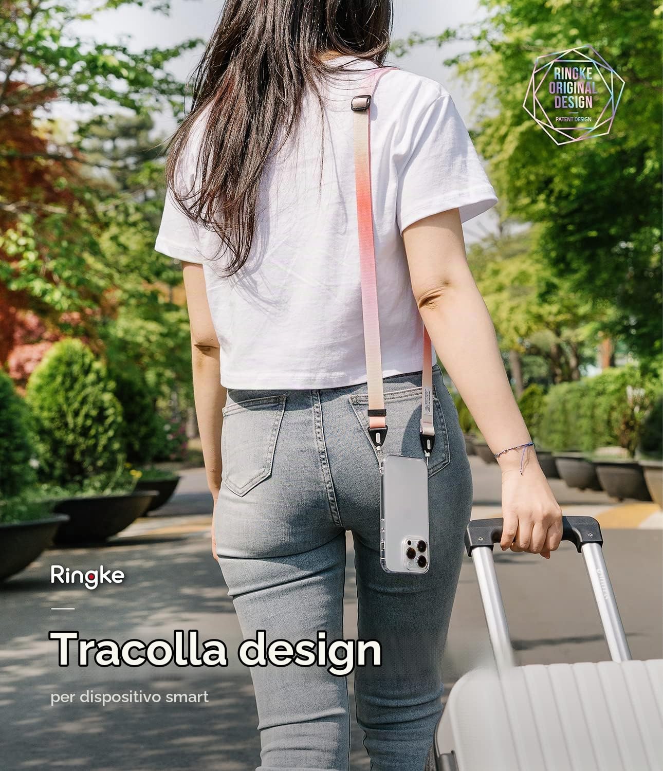 Ringke Strap Tracolla Telefono Aloha Sunset Regolabile