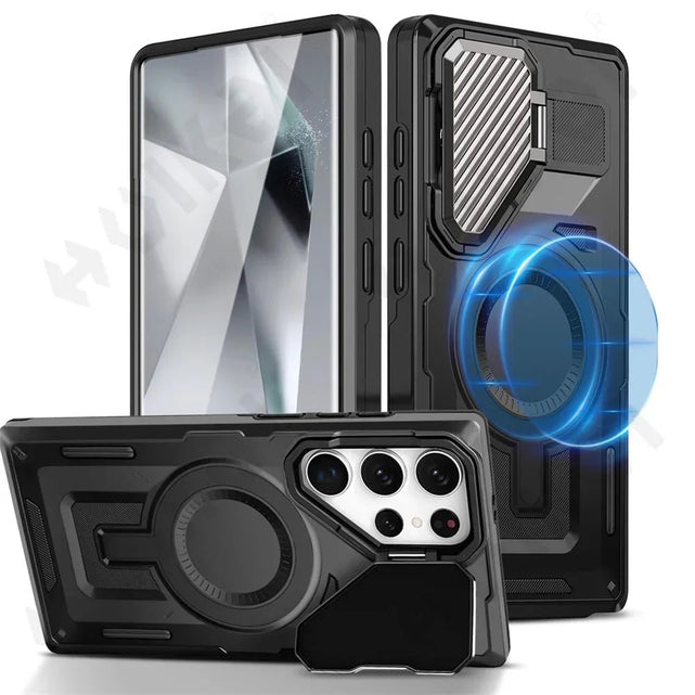 Redpepper S25 Ultra Cover Magnetica Militare con Anello Stand