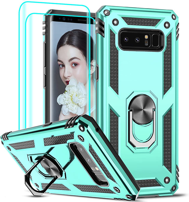 Redpepper Galaxy Note 8 Custodia Nera con Stand 360