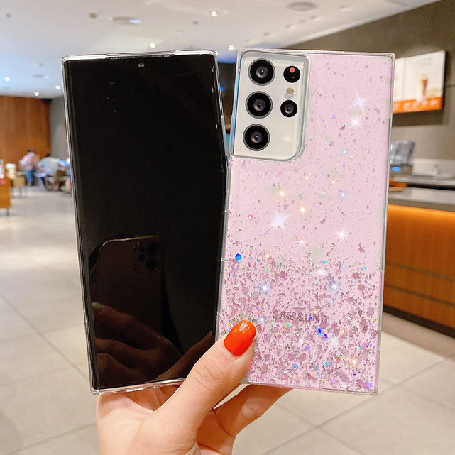 Redpepper Galaxy Cases S22 Ultra Glitter Custodia slim TPU