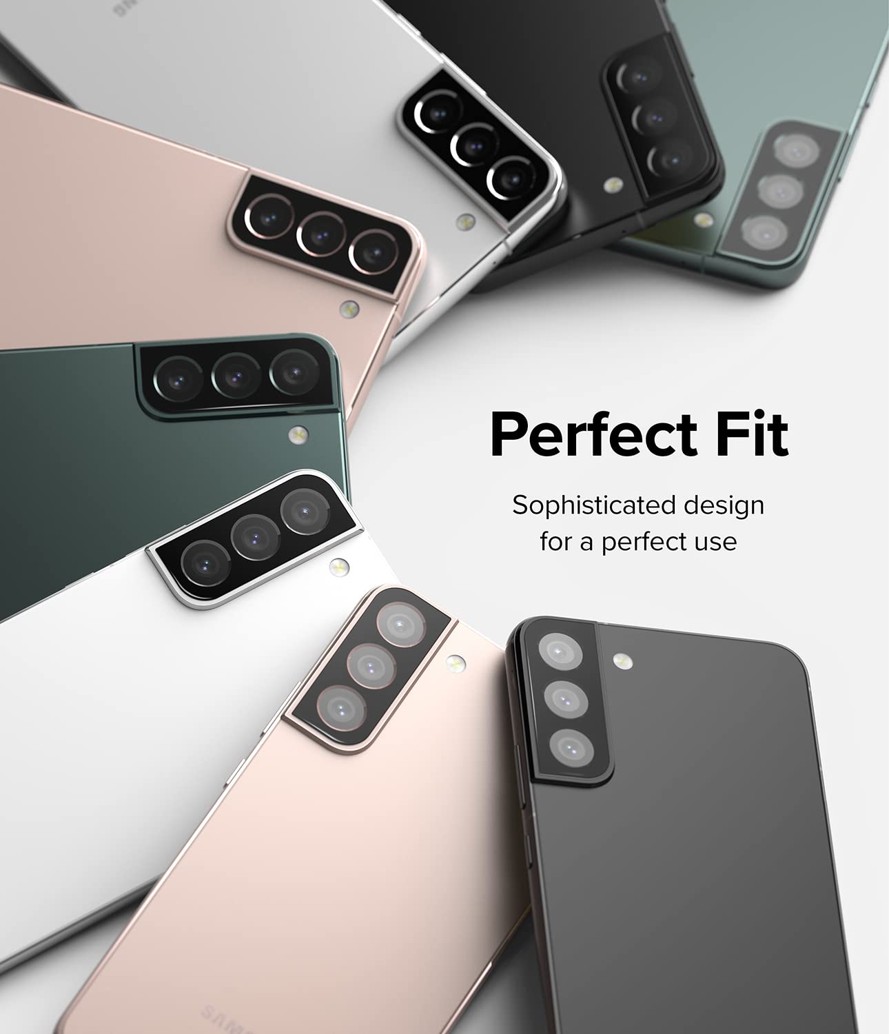 Ringke Camera Tempered Glass pellicola S22 3 pezzi trasparente