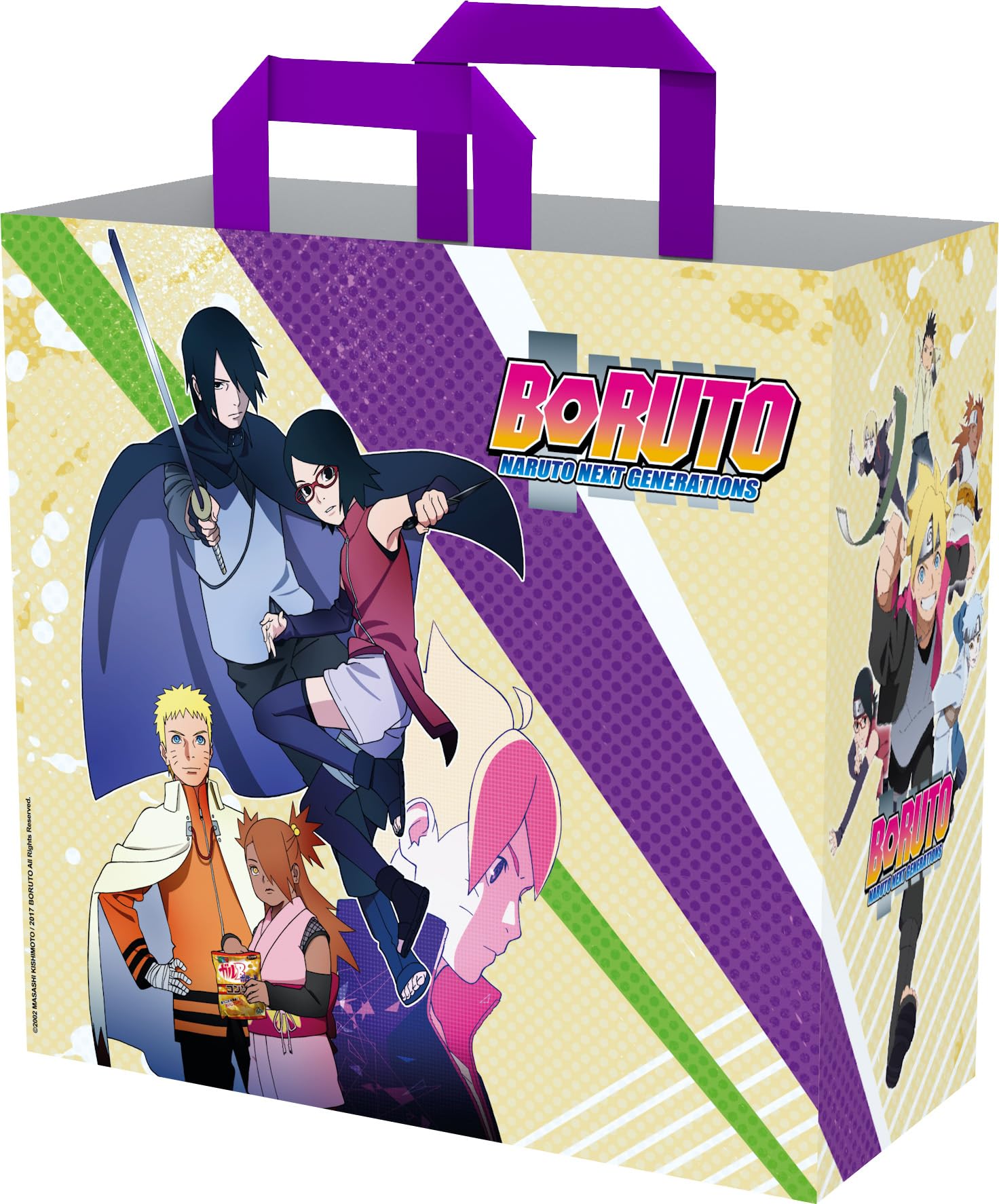 Konix Boruto Naruto borsa spesa 40x45x20 cm riciclata