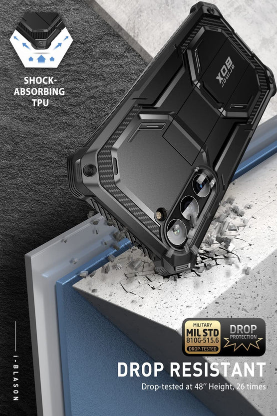 Redpepper Galaxy S23 Plus cover rugged kickstand nero
