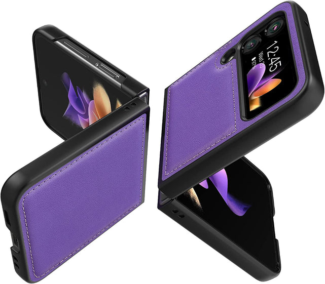 Redpepper Galaxy Z Flip 4 Cover pelle gialla