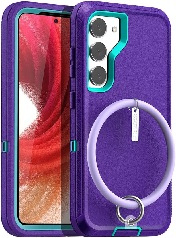 Redpepper Galaxy S23 Plus Cover Portafoglio Pelle Nera