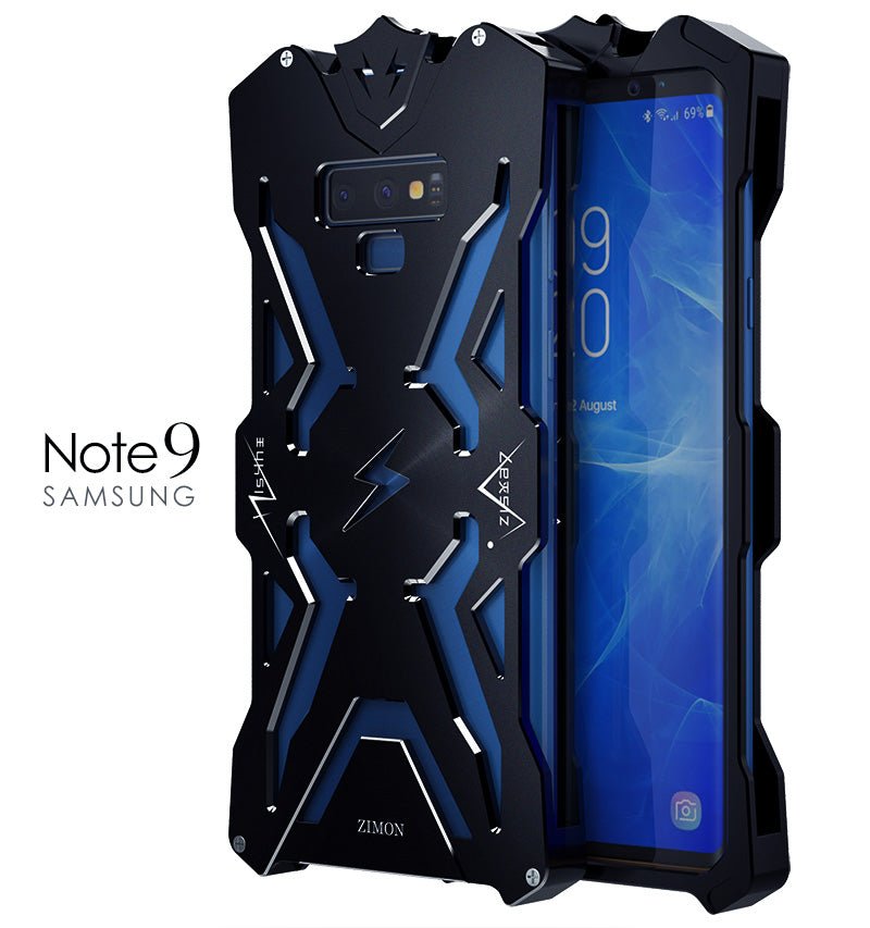 Redpepper Note 9 Bumper Alluminio con 2 Pellicole