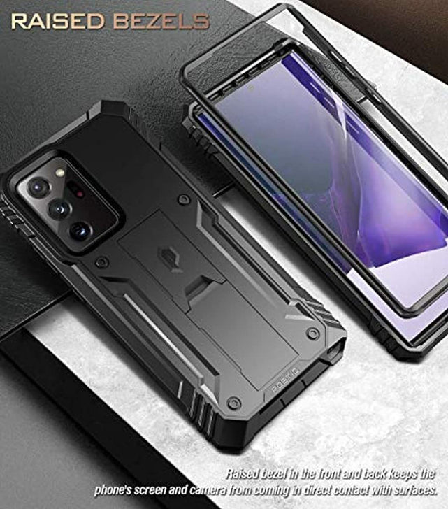 Redpepper Galaxy Note 20 Ultra Cover Antishock Nera con Stand