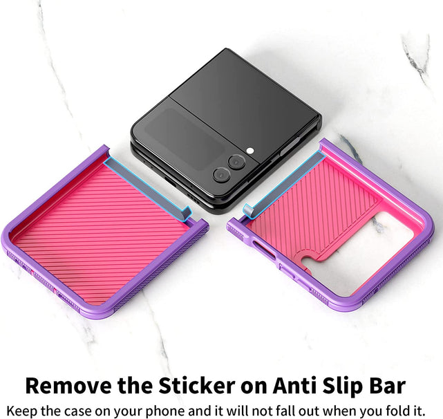 Redpepper Galaxy Z Flip 4 custodia viola doppia protezione