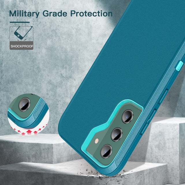 Redpepper Galaxy S22 Cover Rugged Antiurto 3 in 1 Silicone