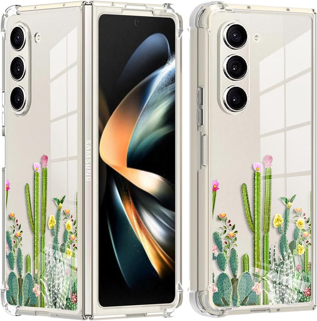 Redpepper Galaxy Z Fold 5 Cover Fiori trasparente slim