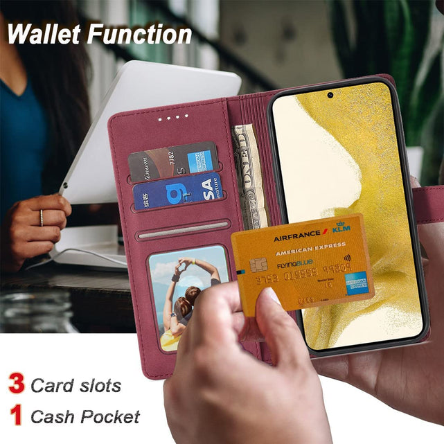Redpepper Galaxy S23 Plus Custodia Flip Pelle RFID