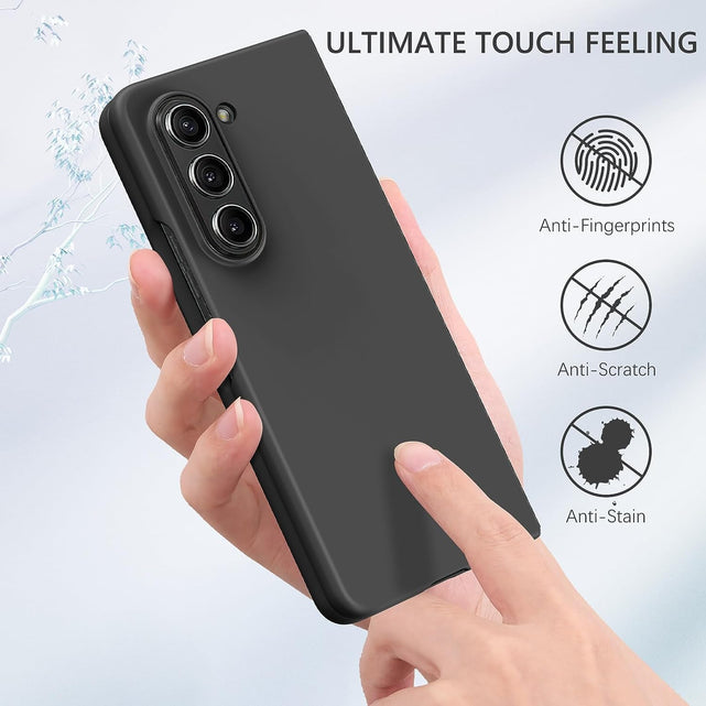 Redpepper Galaxy Cases Z Fold 5 cover nera antiurto 7.6" TPU
