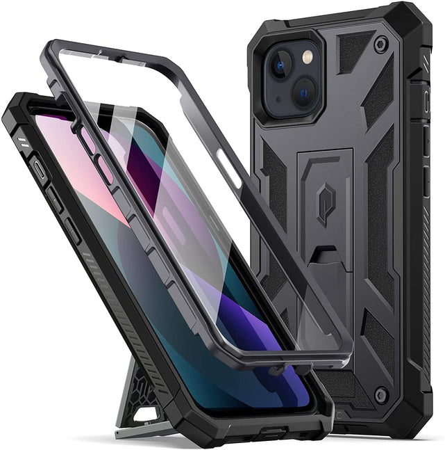 Redpepper Apple Cases iPhone 13 cover pelle con stand e vetro