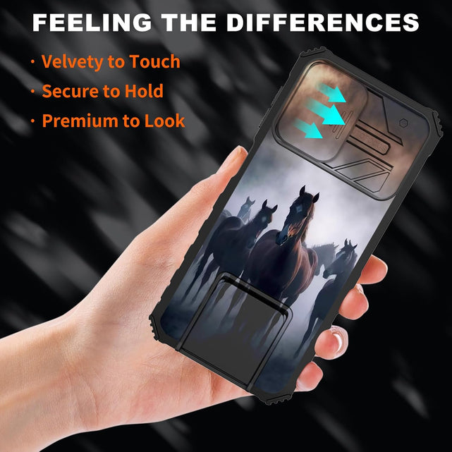 Redpepper Galaxy S25 Ultra cover rigida slim con stand marrone