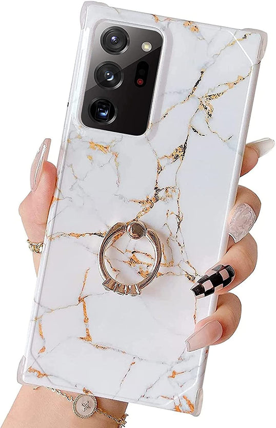 Redpepper Note 20 Ultra Cover Silicone con anello supporto 360°