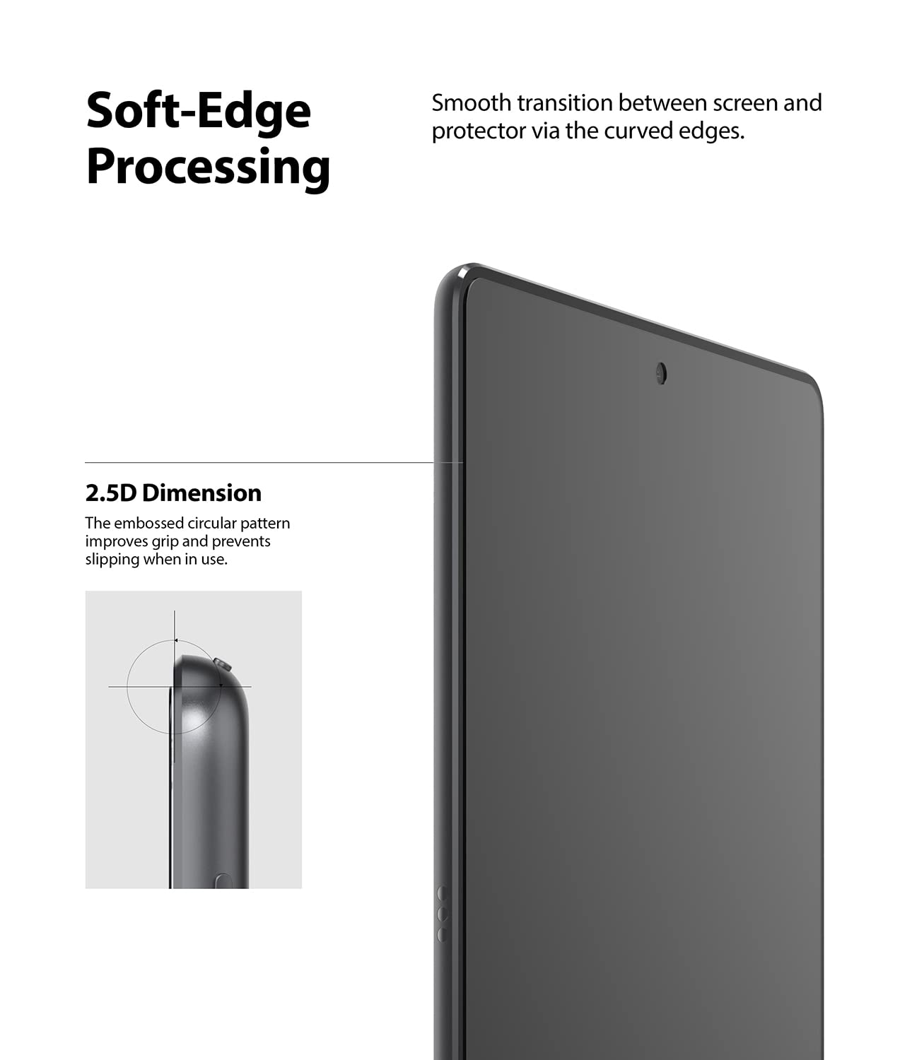 Ringke Glass Pellicola iPad 9 Generazione 10.2 Vetro Temperato 9H