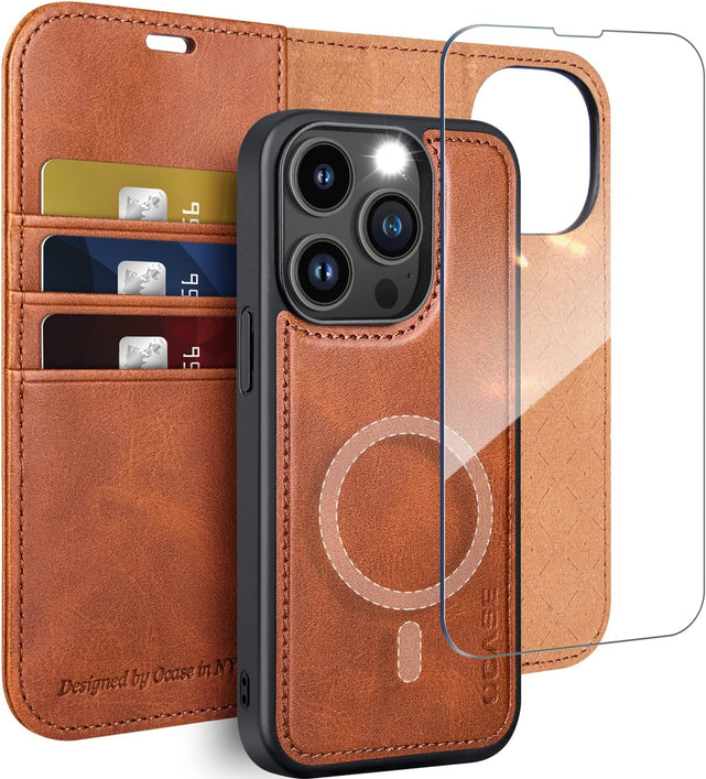 Redpepper Apple Cases 14 Pro custodia pelle portafoglio RFID