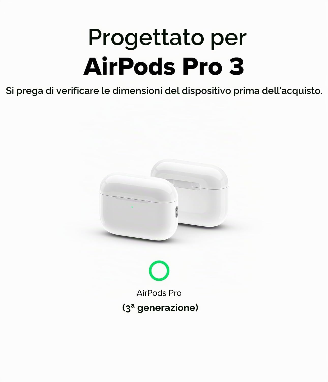 Ringke Onyx Magnetic AirPods Pro 3 custodia nera Black