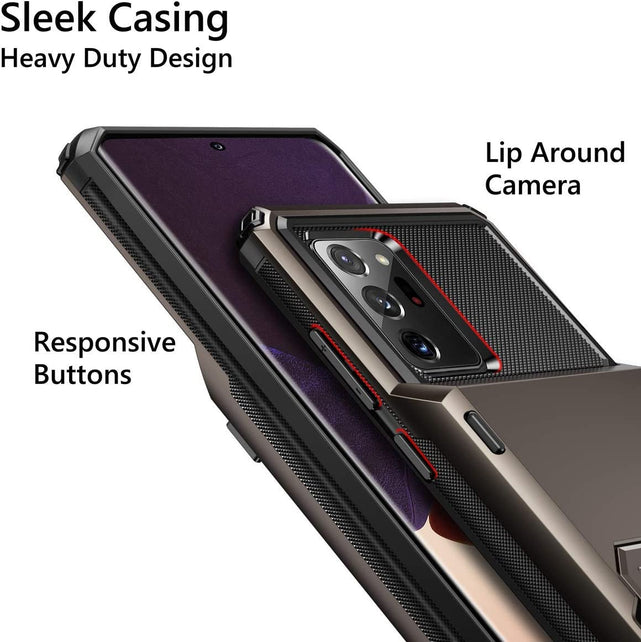 Redpepper Note 20 Ultra Cover Portafoglio Armor 4 Carte
