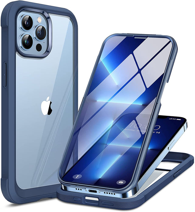 Redpepper Apple Cases 13 Pro Max Cover Trasparente Full-Body 360