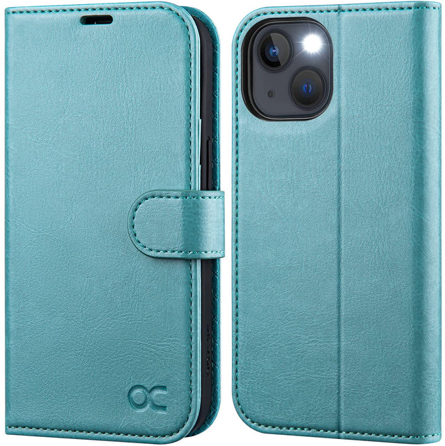 Redpepper iPhone 13 Cover Portafoglio Pelle Carte RFID Stand