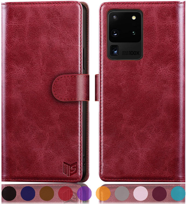 Redpepper Galaxy S20 Ultra cover portafoglio pelle RFID