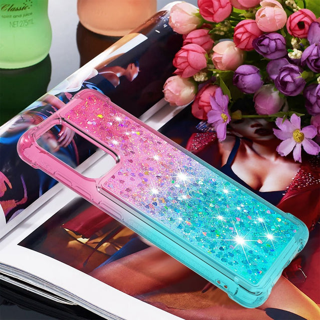 Redpepper Galaxy Cases Galaxy S22 Ultra cover glitter trasparente